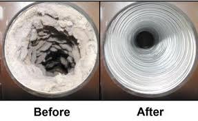 dryer duct exhaust cleaning illustration